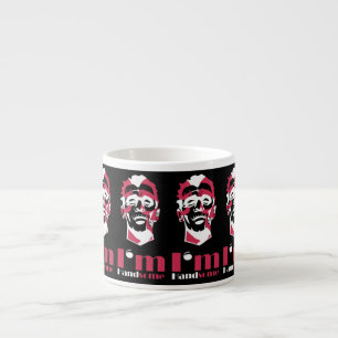 I'm handsome abstract face espresso cup