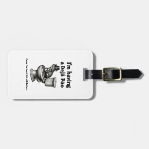 I'm Having a Déjà Poo Heard This Before Frog Luggage Tag