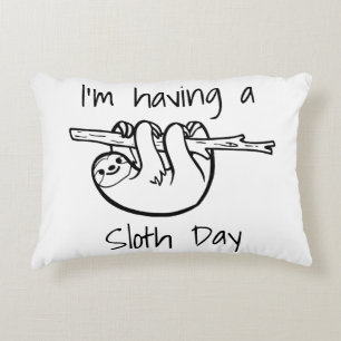 I'm Having a Sloth Day Decorative Cushion