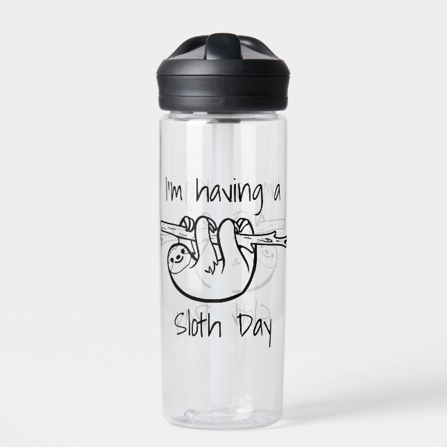I'm Having a Sloth Day Water Bottle (Front)