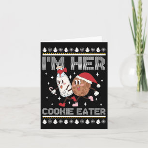 I'm Her Cookie Eater - I'm His Milk Drinker Christ Card