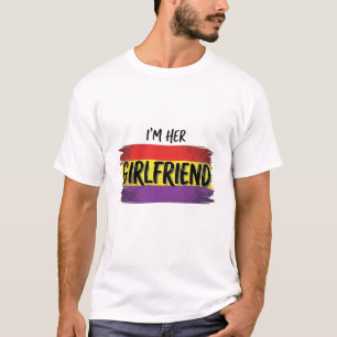 Im Her Girlfriend Rainbow Pride Vector Shirt