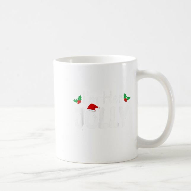 I'm Her Jolly Funny Christmas Couple Pyjamas Match Coffee Mug (Right)