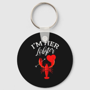 Im Her Lobster Heart Couple Matching Gift Valentin Key Ring