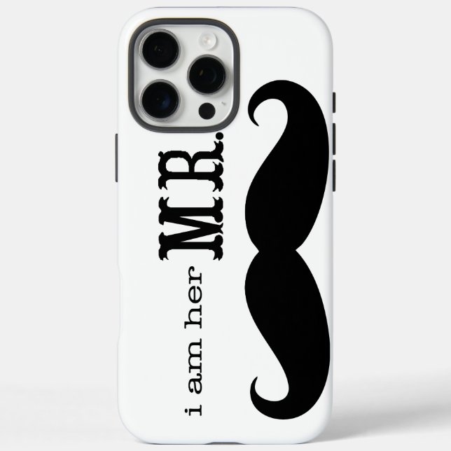 I'm Her Mr. Moustache Grooms Gifts Case-Mate iPhone Case (Back)