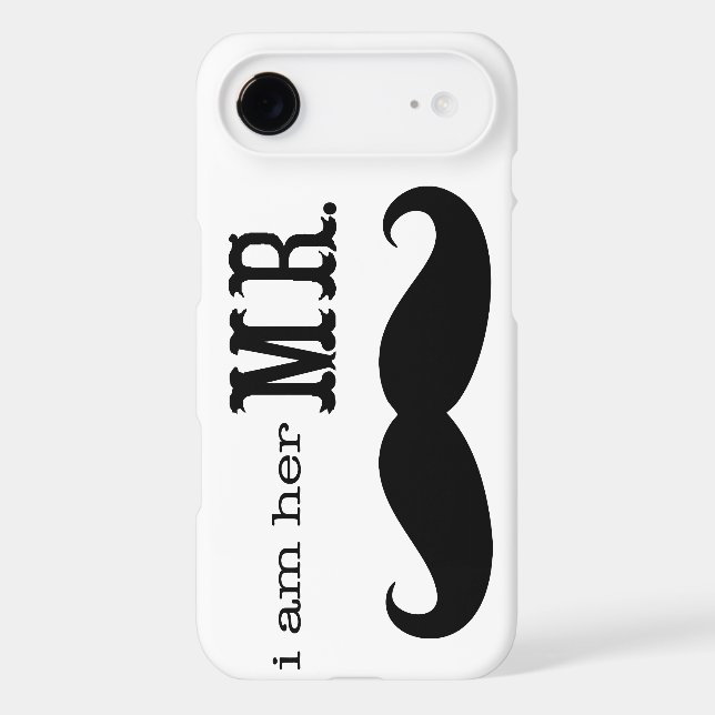 I'm Her Mr. Mustache Grooms Gifts (Back)