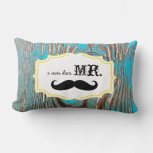 I'm Her Mr. Old Wood Moustache Pillow