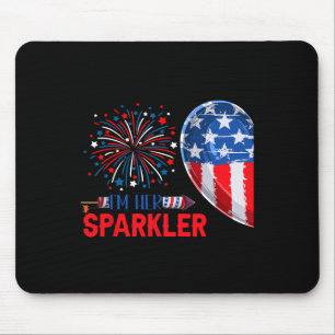 I'm Her Sparkler 4th Of July Funny Couple Costume Mouse Mat