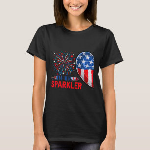 I'm Her Sparkler 4th Of July Funny Couple Costume  T-Shirt