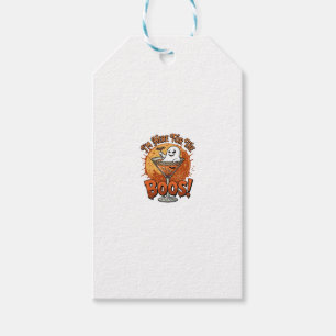 Im Here Boos Halloween Ghost Drink Spiderweb Bat_1 Gift Tags