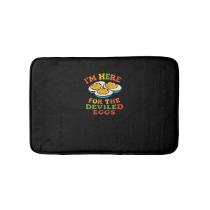 I'm Here for the Deviled Eggs Thanksgiving Classic Bath Mat