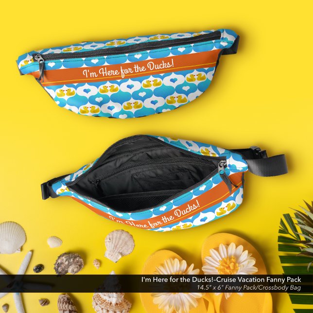 I'm Here for the Ducks!–Cruise Vacation Bum Bags (I'm Here for the Ducks!–Cruise Vacation Fanny Pack/Crossbody Bag)