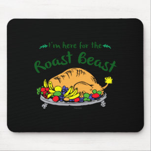 Im Here For The Roast Quote Mouse Mat