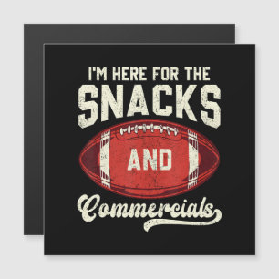 I'm Here For The Snacks And Commercials Football