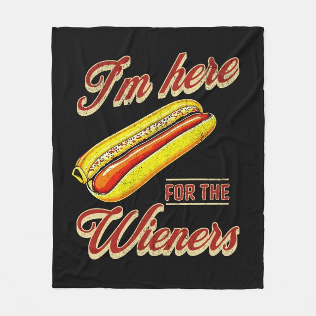 I'm here for the Wieners Fleece Blanket (Front)