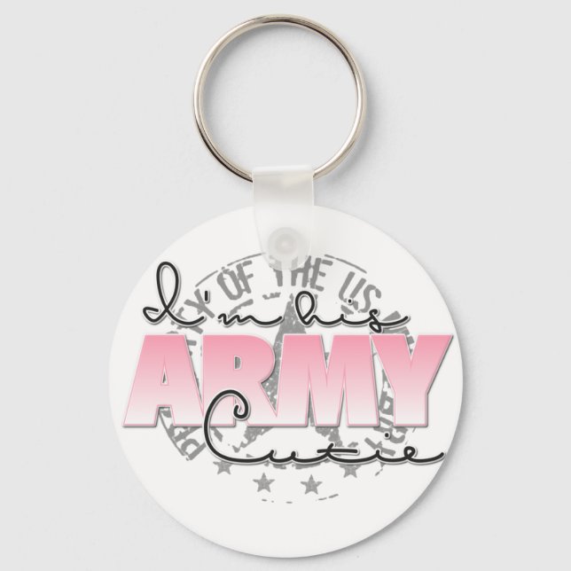 I'm His Army Cutie Key Ring (Front)