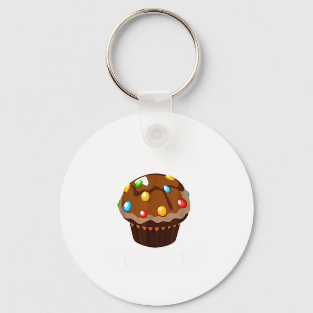 Im His Cupcake Im Her Studmuffin Valentine Matchin Key Ring (Front)