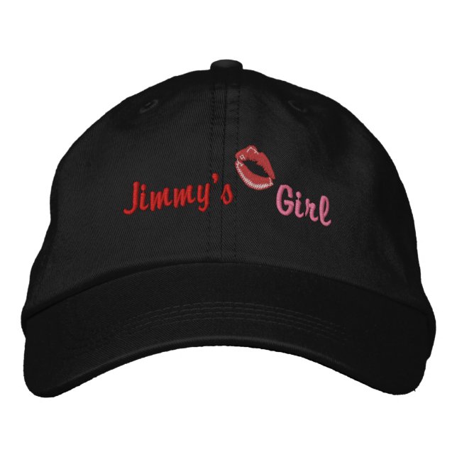 I'm His Girl (add his name) Embroidered Hat (Front)