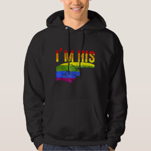 I'm His Hes Mine For Gay Couple Matching Outcome L Hoodie