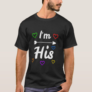 Im His Hes Mine Gay Pride Lgbt Couple T-Shirt
