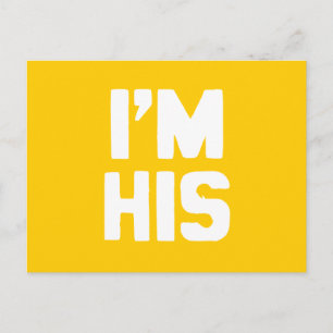 I'M HIS POSTCARD