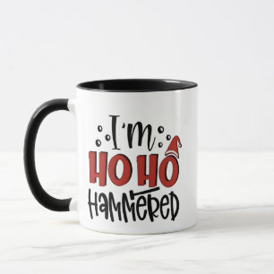 I'm Ho Ho Hammered Funny Christmas Xmas Drinking Mug