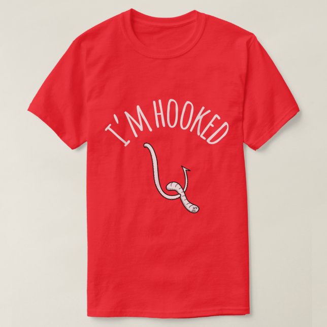 Im Hooked Fishing 2037  T-Shirt (Design Front)