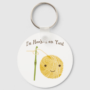 I'm Hooked on You! Key Ring