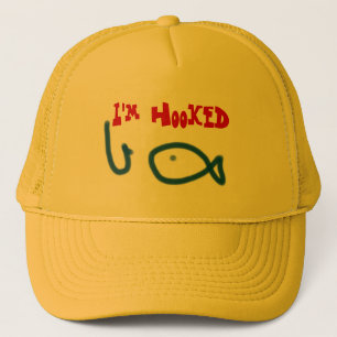I'm hooked trucker hat