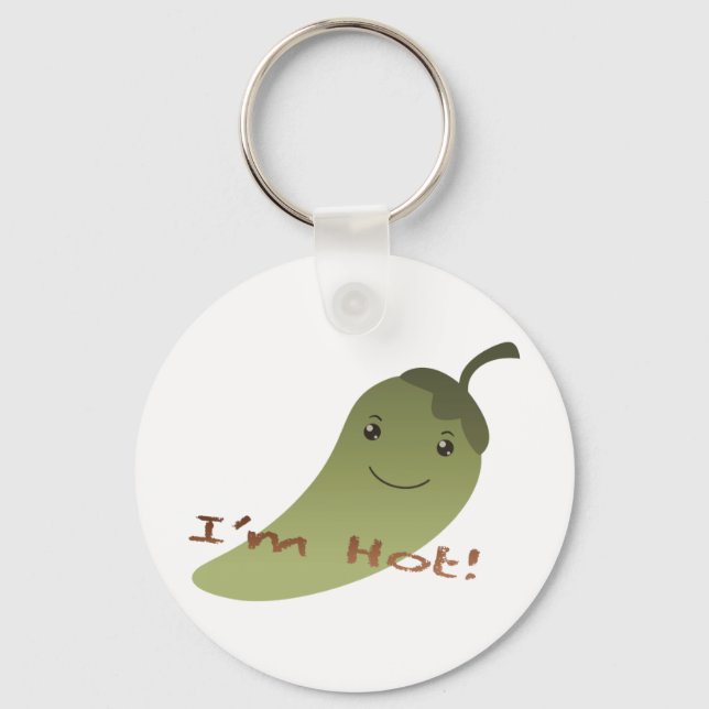 I'm Hot! Key Ring (Front)