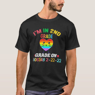 I'm In 2Nd Grade On Twosday Pop It Tuesday Februar T-Shirt