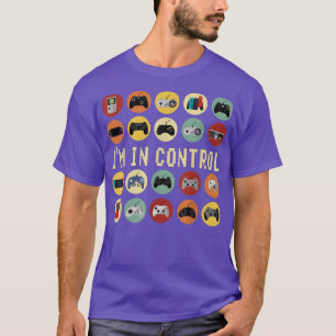 I'm In Control Video Games Vintage Retro Gamer T-Shirt