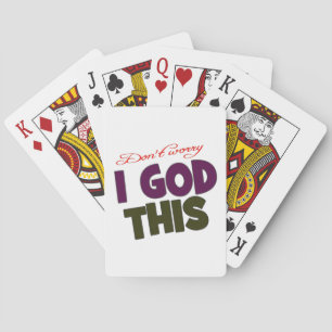 I'm in God's hands Playing Cards