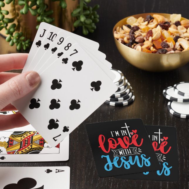 I'M IN LOVE WITH JESUS PLAYING CARDS (In Situ)