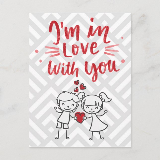 i'm in love with you postcard (Front)