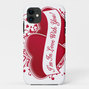 I'm In Love With You! Red Hearts iPhone 11 Case