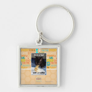 Im in ur bed key ring