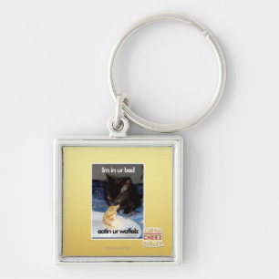 Im in ur bed key ring