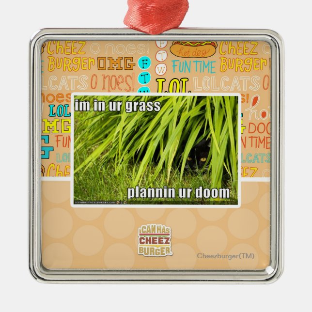 im in ur grass metal tree decoration (Front)