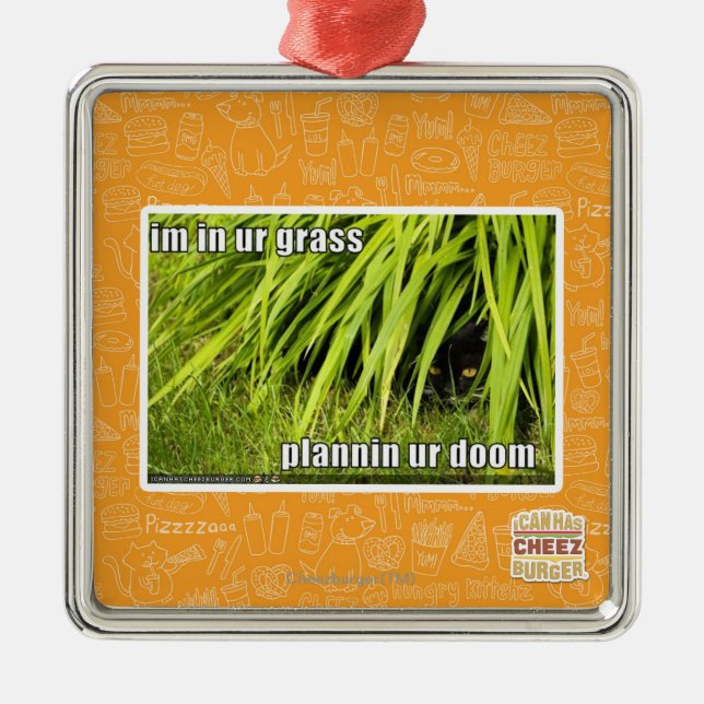 im in ur grass metal tree decoration (Front)