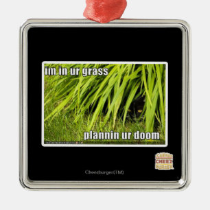 im in ur grass metal tree decoration