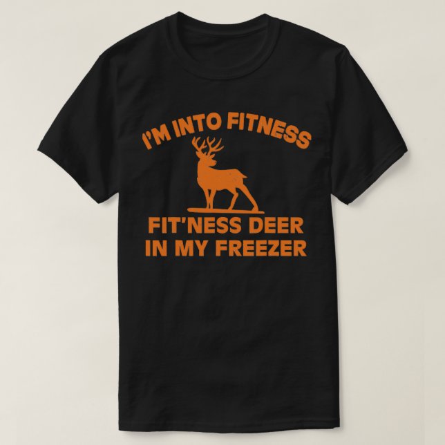 Im Into Fitness FitNess Deer In My Freezer Deer 3  T-Shirt (Design Front)