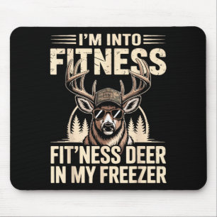 Im Into Fitness Fit'ness My Deer Zer Funny Hunting Mouse Mat