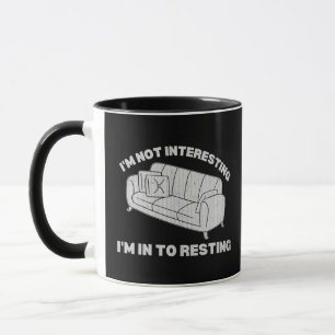 I'm into resting funny introvert sleepy lazy mug