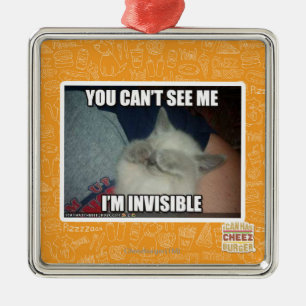 I'm Invisible Metal Tree Decoration