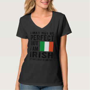 I'm Irish Flag Ireland Heritage Irish Roots T-Shirt