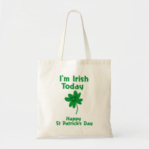 I'm Irish Today Happy St Patrick's Day Tote Bag
