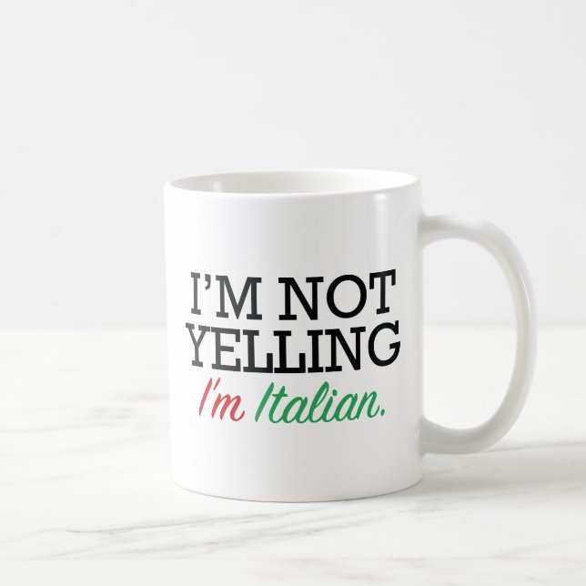 I'm Italian Coffee Mug (Right)