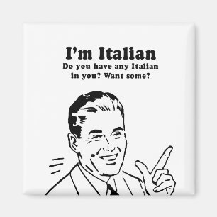 IM ITALIAN - DO YOU WANT ITALIAN IN YOU MAGNET