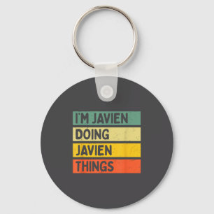 I'm Javien Doing Javien Things Funny D Quote  Key Ring